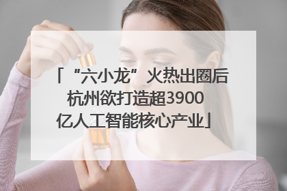 “六小龙”火热出圈后 杭州欲打造超3900亿人工智能核心产业