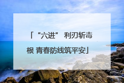 “六进” 利刃斩毒根 青春防线筑平安