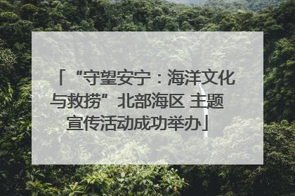 “守望安宁：海洋文化与救捞”北部海区 主题宣传活动成功举办