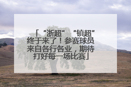 “浙超”“镇超”终于来了！参赛球员来自各行各业，期待打好每一场比赛