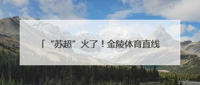 “苏超”火了！金陵体育直线拉升，几分钟20cm涨停！