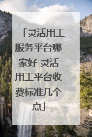 灵活用工服务平台哪家好 灵活用工平台收费标准几个点