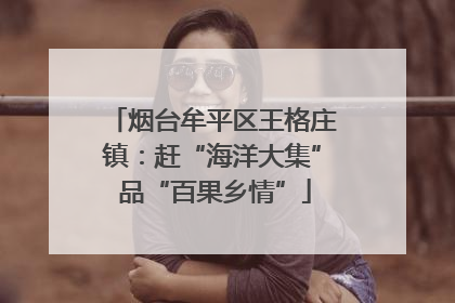 烟台牟平区王格庄镇：赶“海洋大集” 品“百果乡情”
