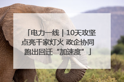 电力一线｜10天攻坚点亮千家灯火 政企协同跑出回迁“加速度”