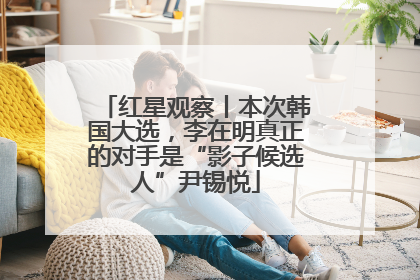 红星观察丨本次韩国大选，李在明真正的对手是“影子候选人”尹锡悦