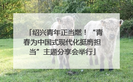 绍兴青年正当燃！“青春为中国式现代化挺膺担当”主题分享会举行