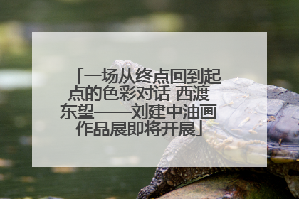 一场从终点回到起点的色彩对话 西渡东望——刘建中油画作品展即将开展