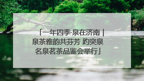 一年四季·泉在济南｜泉茶雅韵共芬芳 趵突泉名泉茗茶品鉴会举行