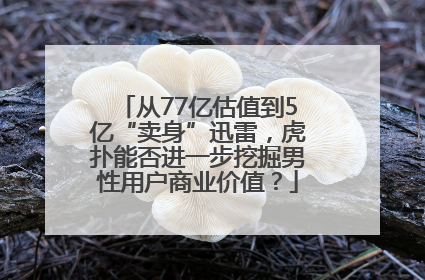从77亿估值到5亿“卖身”迅雷，虎扑能否进一步挖掘男性用户商业价值？