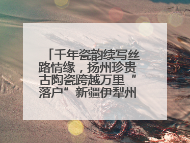 千年瓷韵续写丝路情缘，扬州珍贵古陶瓷跨越万里“落户”新疆伊犁州博物馆