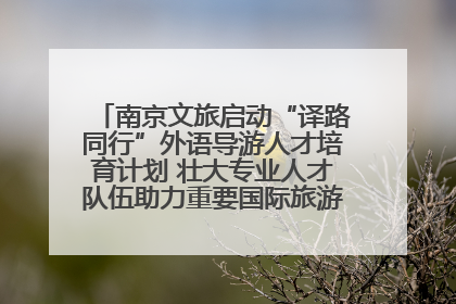 南京文旅启动“译路同行”外语导游人才培育计划 壮大专业人才队伍助力重要国际旅游目的地建设