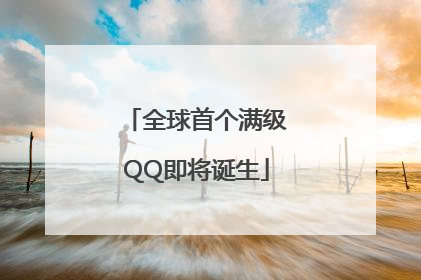 全球首个满级QQ即将诞生