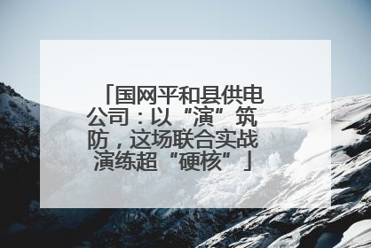 国网平和县供电公司：以“演”筑防，这场联合实战演练超“硬核”