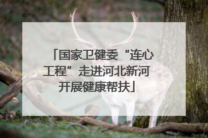 国家卫健委“连心工程”走进河北新河开展健康帮扶