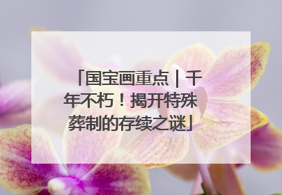 国宝画重点｜千年不朽！揭开特殊葬制的存续之谜