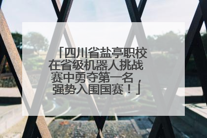 四川省盐亭职校在省级机器人挑战赛中勇夺第一名，强势入围国赛！