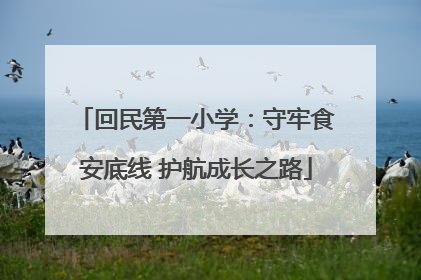 回民第一小学：守牢食安底线 护航成长之路