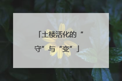土楼活化的“守”与“变”