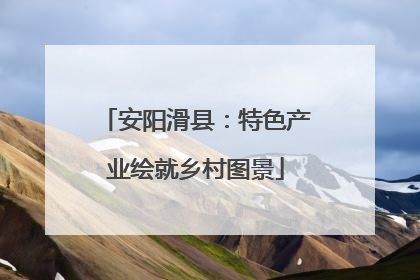 安阳滑县：特色产业绘就乡村图景
