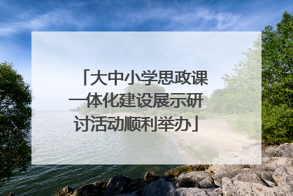 大中小学思政课一体化建设展示研讨活动顺利举办