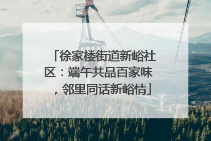 徐家楼街道新峪社区：端午共品百家味，邻里同话新峪情