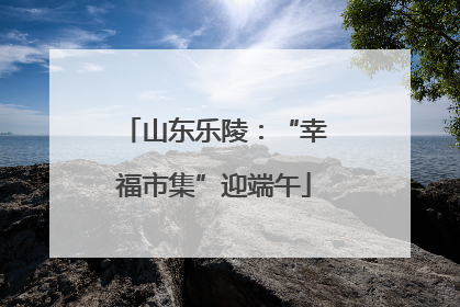 山东乐陵：“幸福市集”迎端午