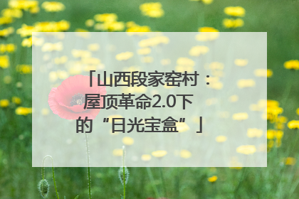 山西段家窑村：屋顶革命2.0下的“日光宝盒”