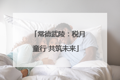 常德武陵：税月童行 共筑未来
