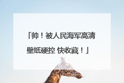 帅！被人民海军高清壁纸硬控 快收藏！