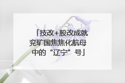 技改+股改成就兖矿国焦焦化航母中的“辽宁”号