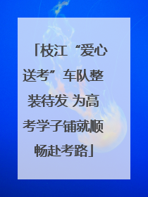 枝江“爱心送考”车队整装待发 为高考学子铺就顺畅赴考路