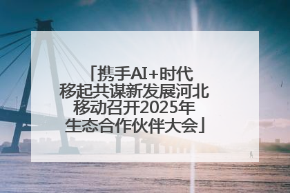 携手AI+时代 移起共谋新发展河北移动召开2025年生态合作伙伴大会