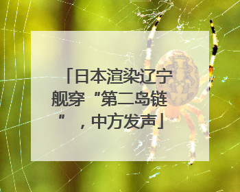 日本渲染辽宁舰穿“第二岛链”，中方发声