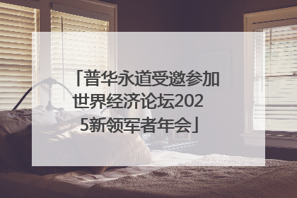 普华永道受邀参加世界经济论坛2025新领军者年会
