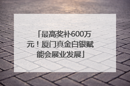最高奖补600万元！厦门真金白银赋能会展业发展