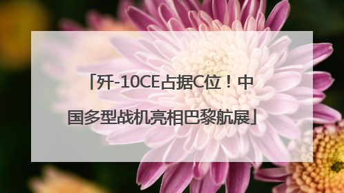歼-10CE占据C位！中国多型战机亮相巴黎航展