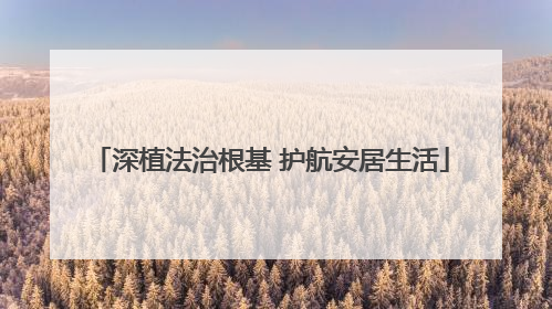 深植法治根基 护航安居生活