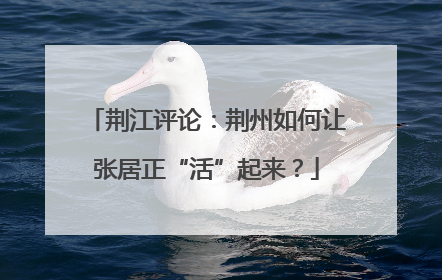 荆江评论：荆州如何让张居正“活”起来？
