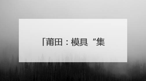 莆田：模具“集团军”，助力制造变“质造”