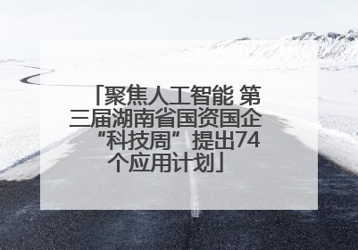 聚焦人工智能 第三届湖南省国资国企“科技周”提出74个应用计划