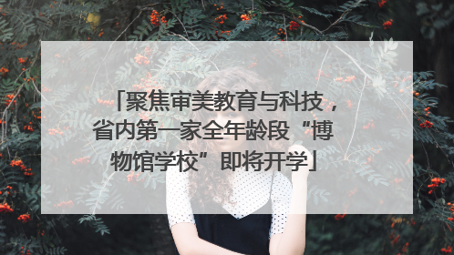 聚焦审美教育与科技，省内第一家全年龄段“博物馆学校”即将开学