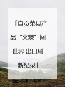 自贡荣县产品“火辣”闯世界 出口刷新纪录