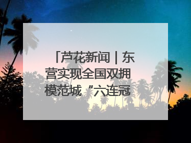 芦花新闻|东营实现全国双拥模范城“六连冠”的背后