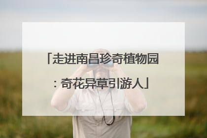 走进南昌珍奇植物园：奇花异草引游人