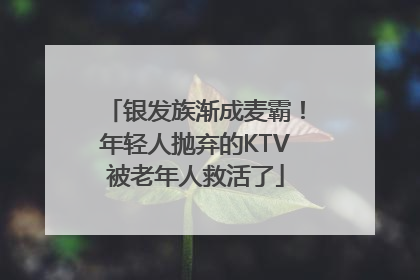 银发族渐成麦霸！年轻人抛弃的KTV被老年人救活了