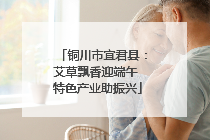 铜川市宜君县：艾草飘香迎端午 特色产业助振兴