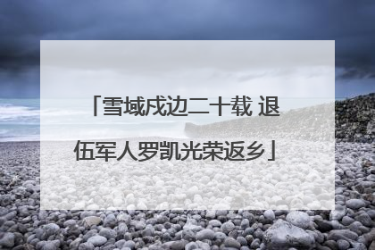 雪域戍边二十载 退伍军人罗凯光荣返乡