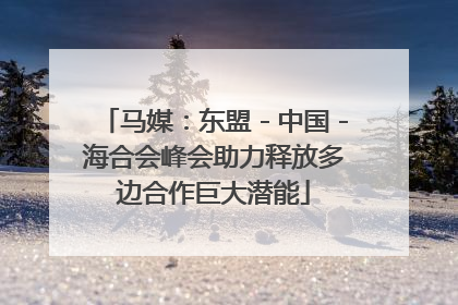 马媒：东盟－中国－海合会峰会助力释放多边合作巨大潜能