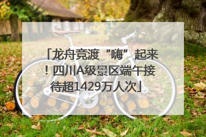 龙舟竞渡“嗨”起来！四川A级景区端午接待超1429万人次