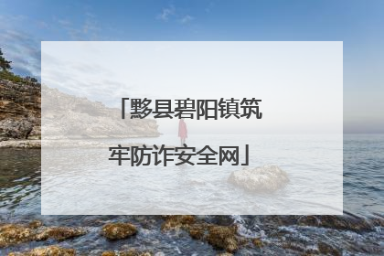 黟县碧阳镇筑牢防诈安全网